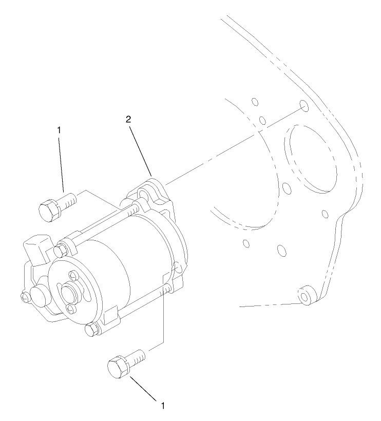 Starter Mount Assembly