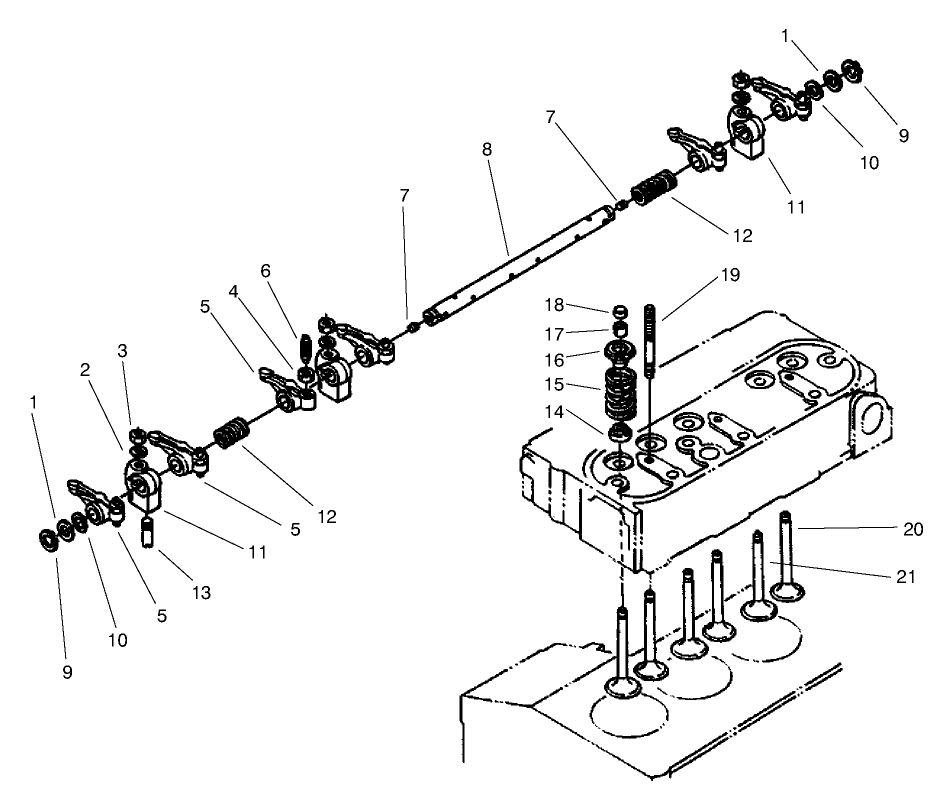 Valve & Rocker Arm Assembly