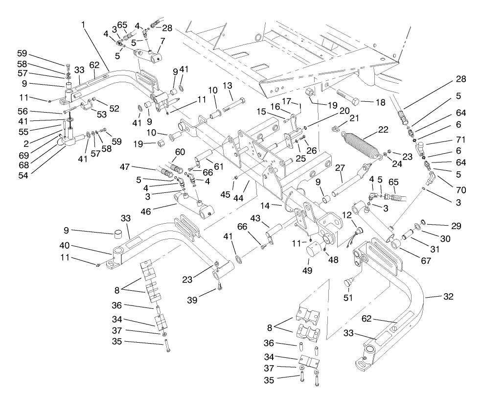 Front Lift Arm Assembly
