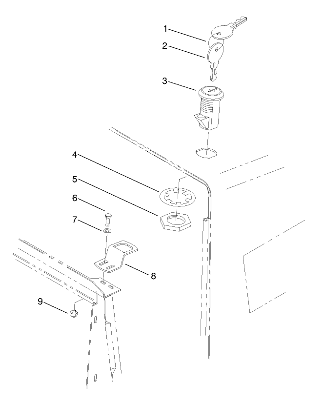 Hood Switch & Lock Assembly