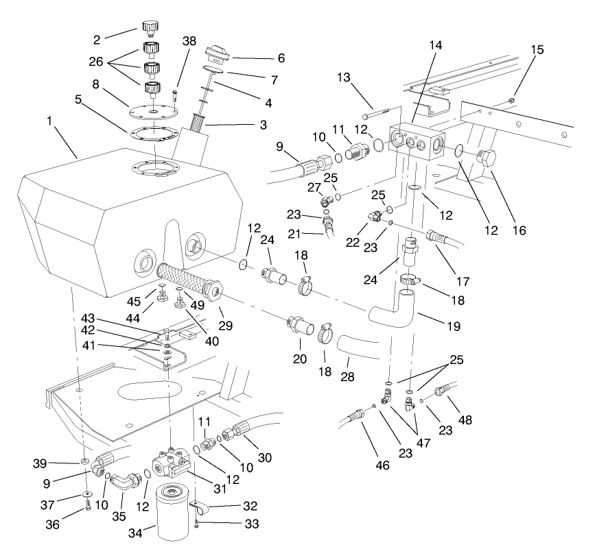 Hydraulic Reservoir Assembly
