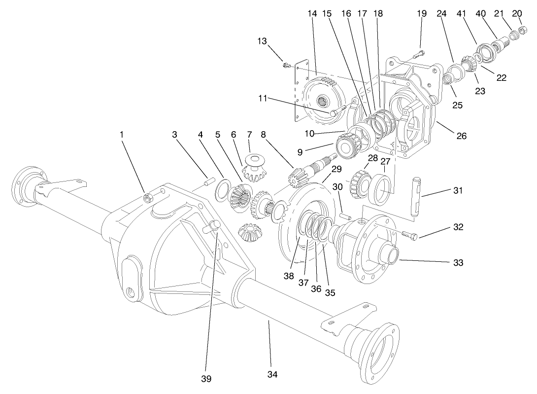 Front Axle Assembly No. 94-6933