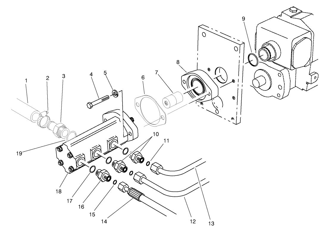Gear Pump Installation Assembly