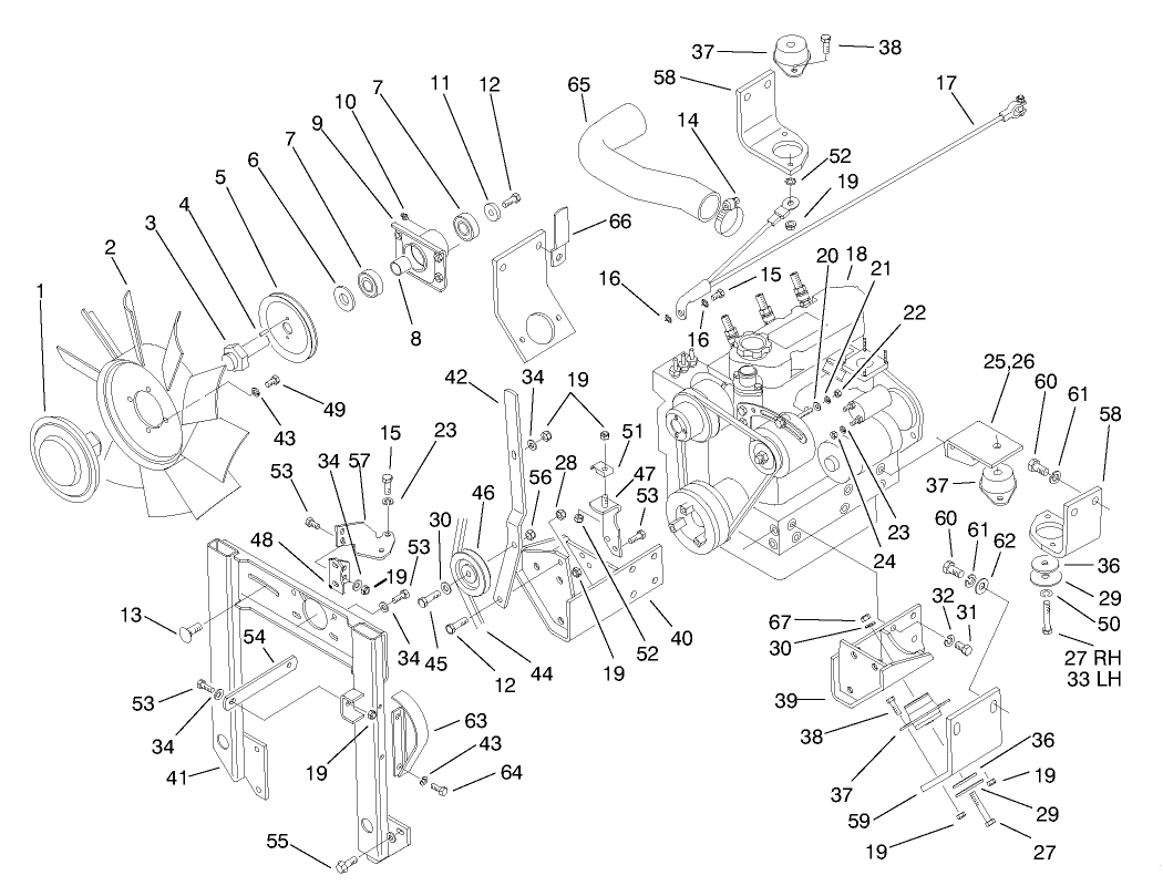 Engine Installation Assembly