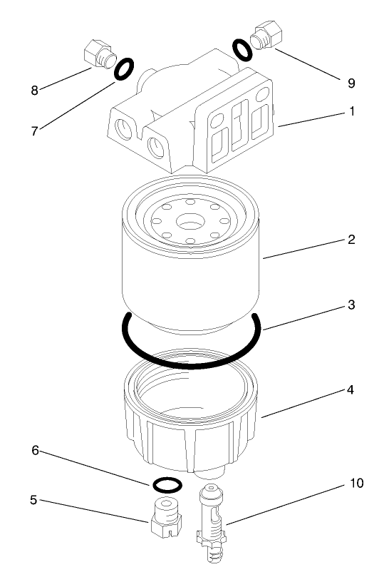 Filter, Water/fuel Separator Assembly