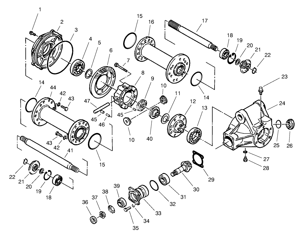Rear Axle Assembly No. 68-6823