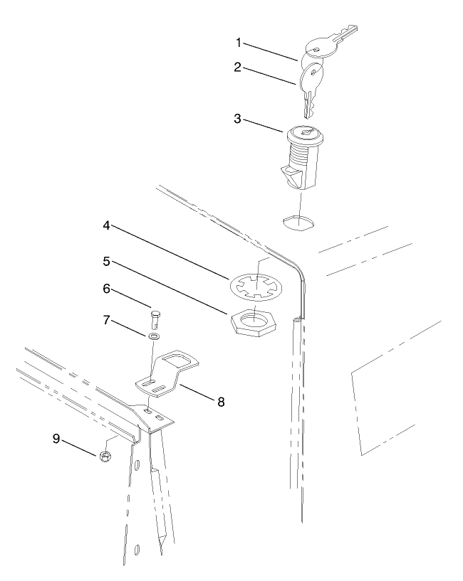 Hood Switch & Lock Assembly