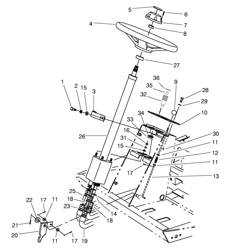 Steering Tower Assembly