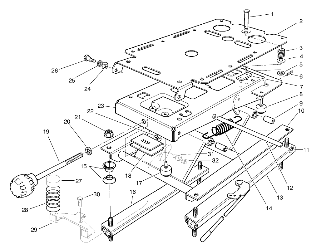 Seat Suspension Assembly