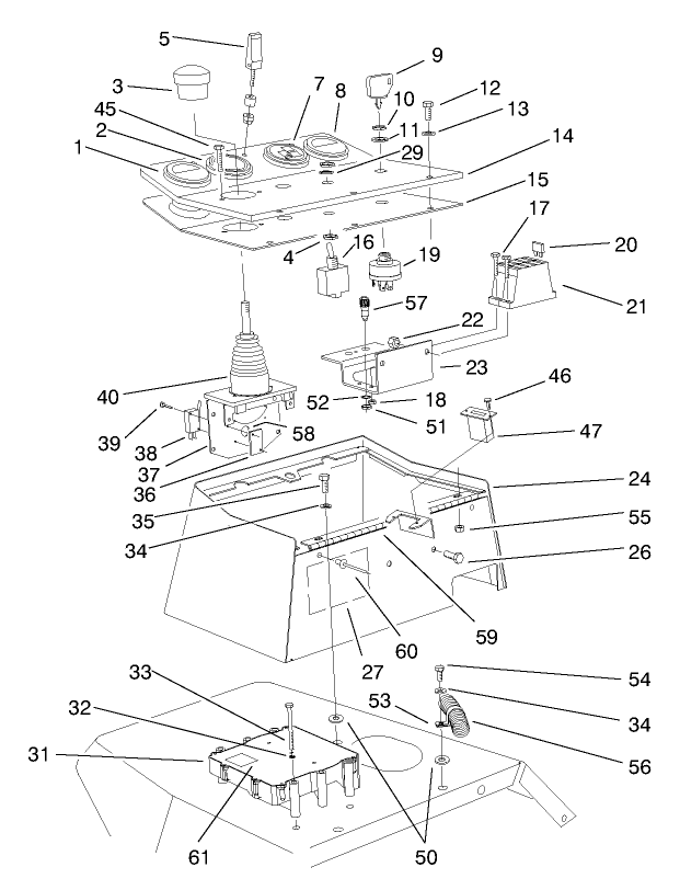 Control Console Assembly
