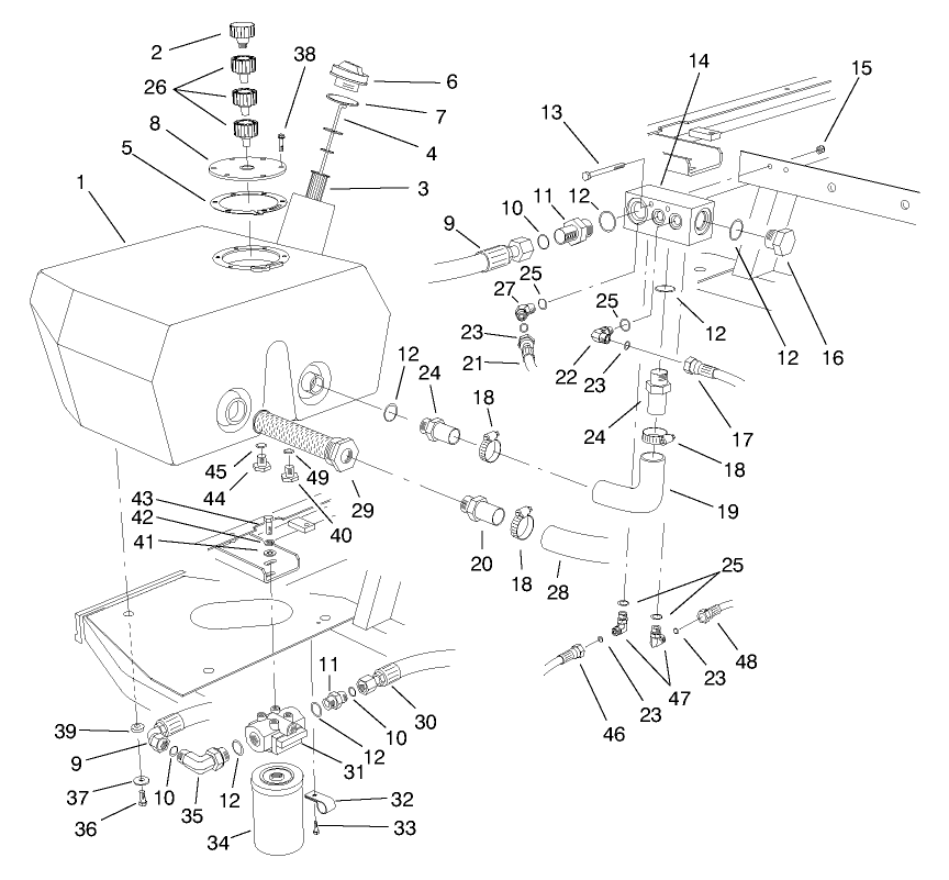 Hydraulic Reservoir Assembly