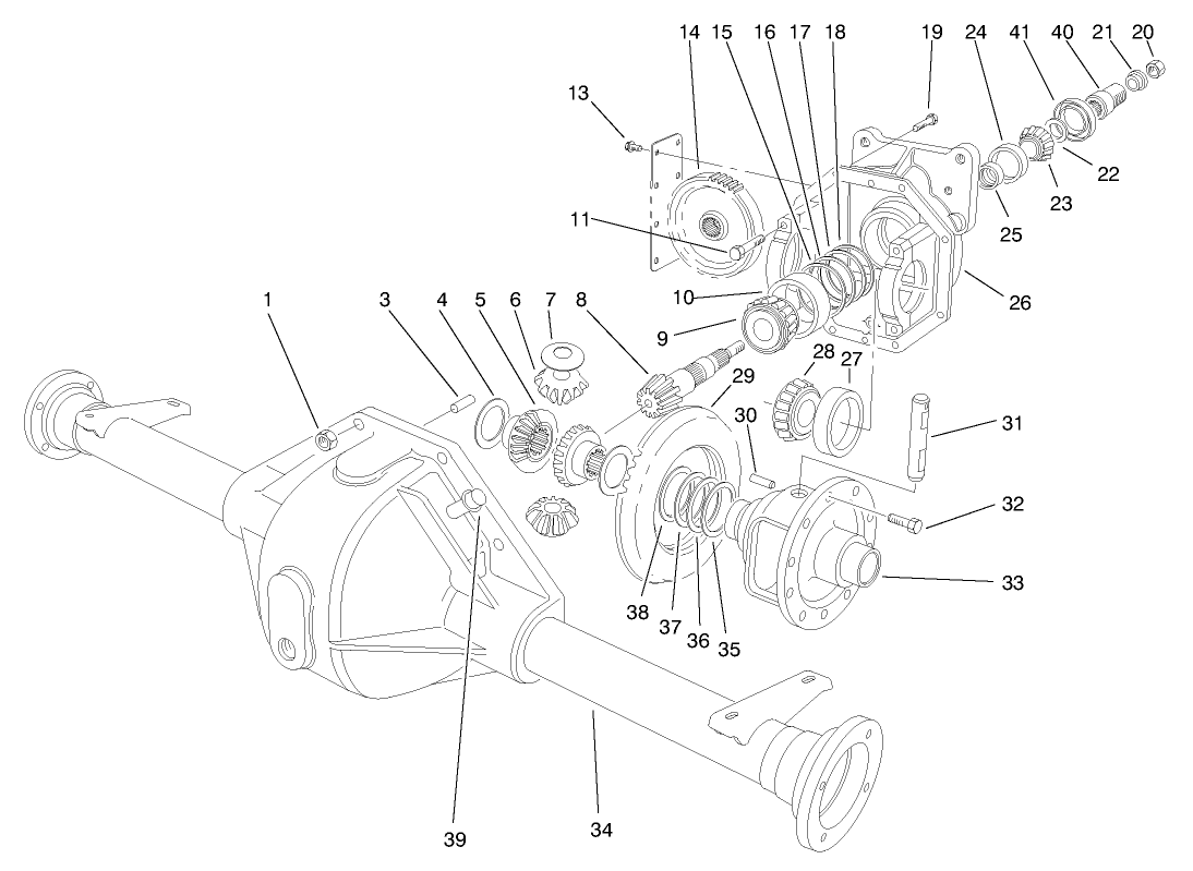Front Axle Assembly No. 94-6933