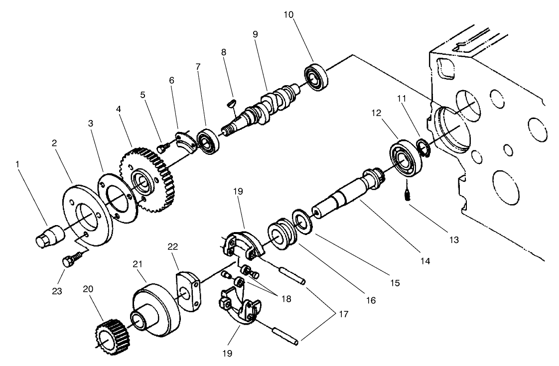 Fuel Camshaft Assembly