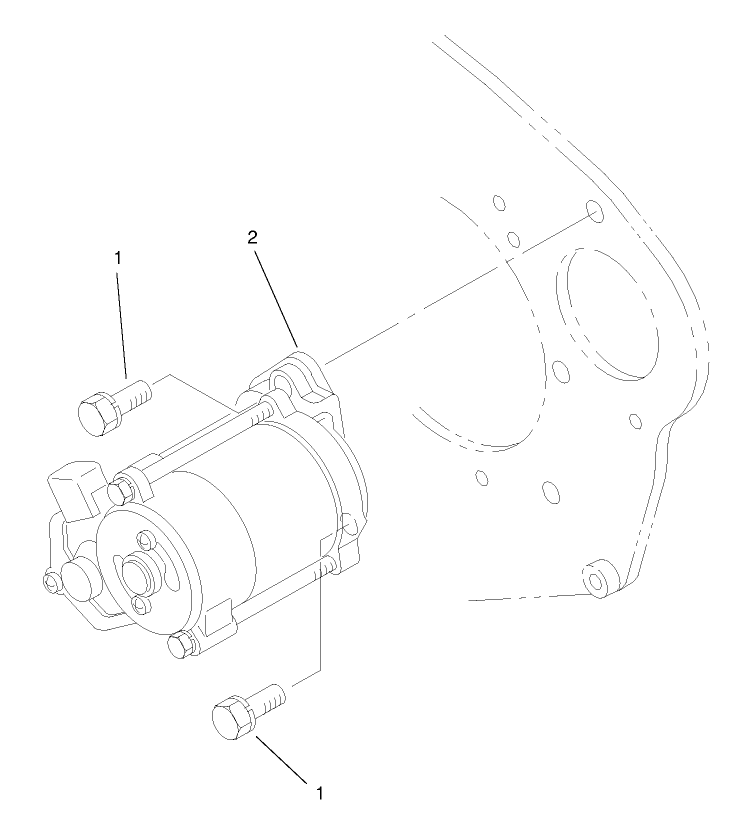 Starter Mount Assembly