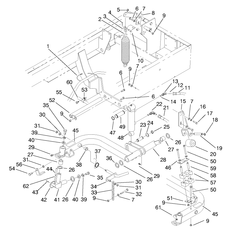 Rear Lift Arms Assembly