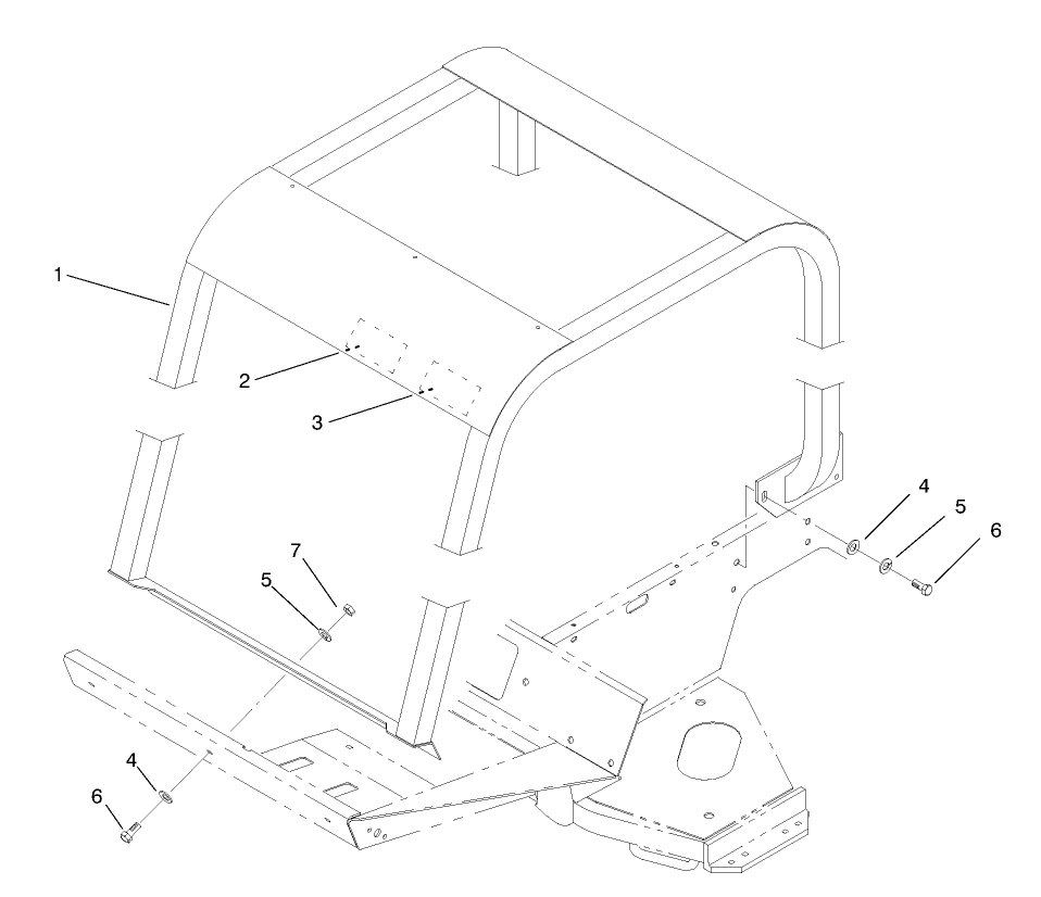 Roll Over Protection System (r.o.p.s.)(optional)