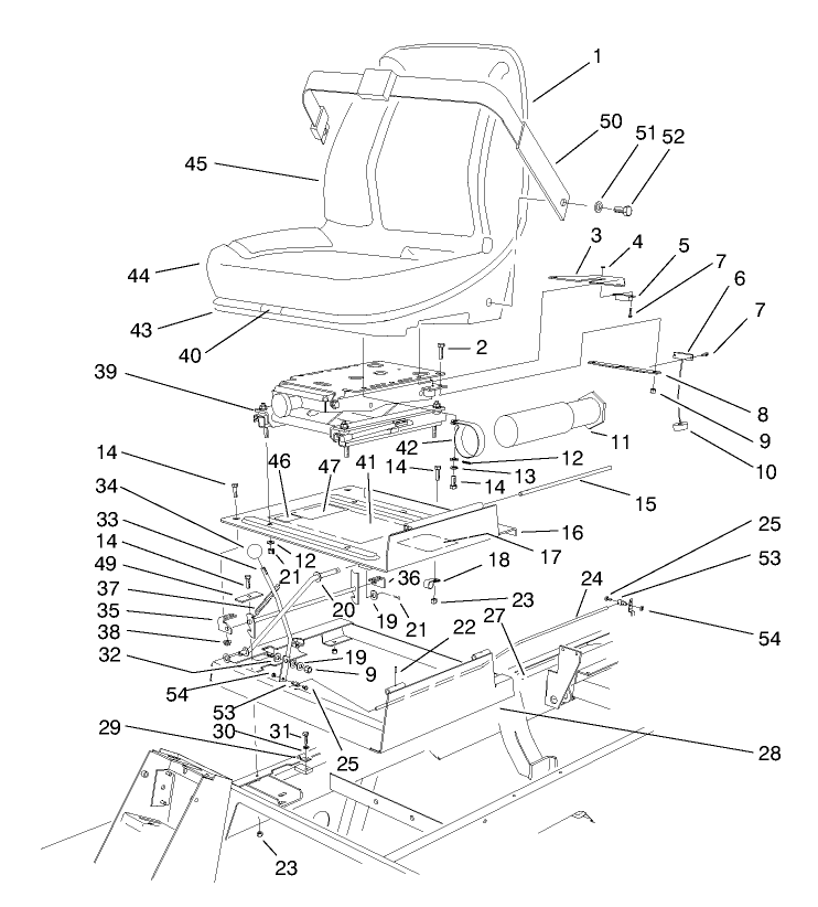 Seat & Throttle Assembly