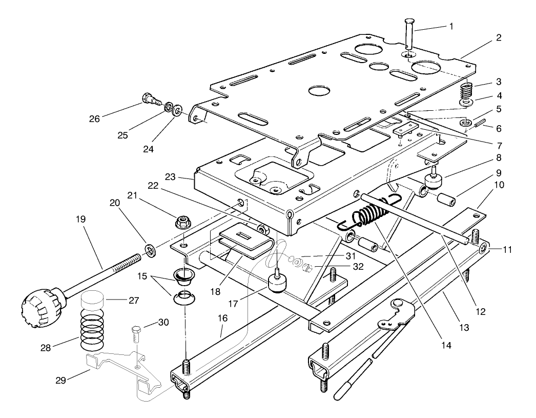 Seat Suspension Assembly