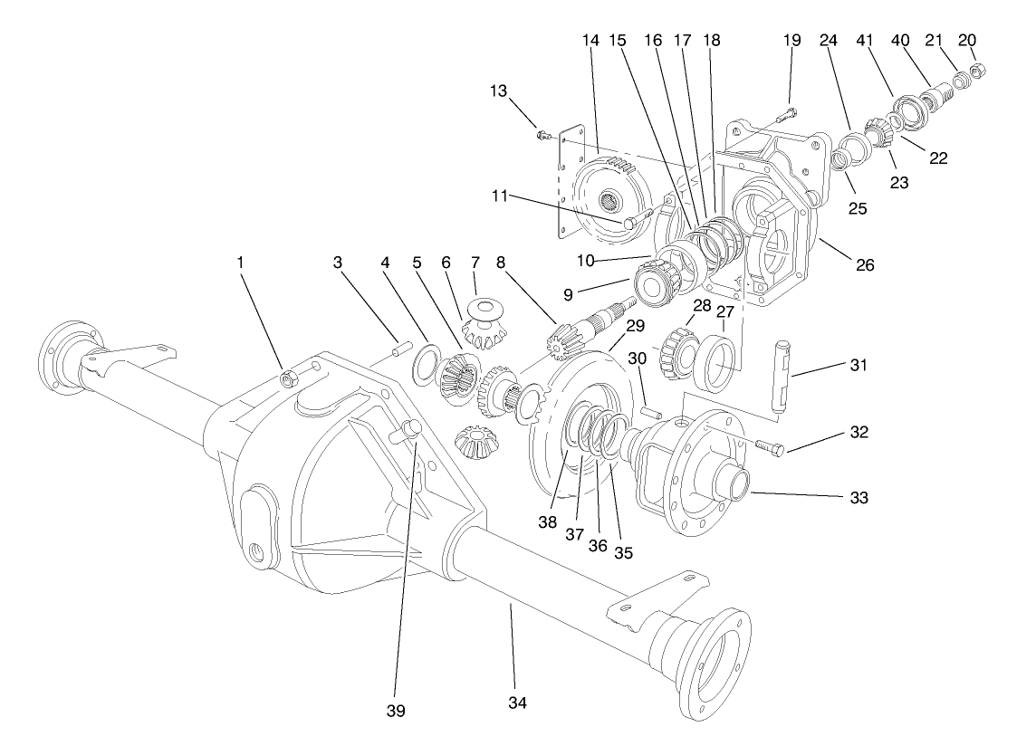 Front Axle Assembly No. 94-6933