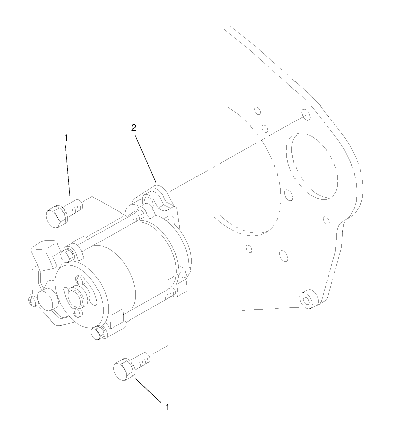 Starter Mount Assembly