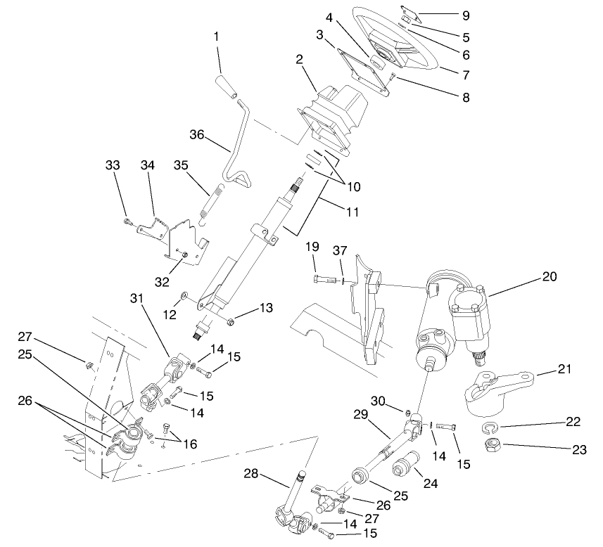 Steering Linkage Assembly