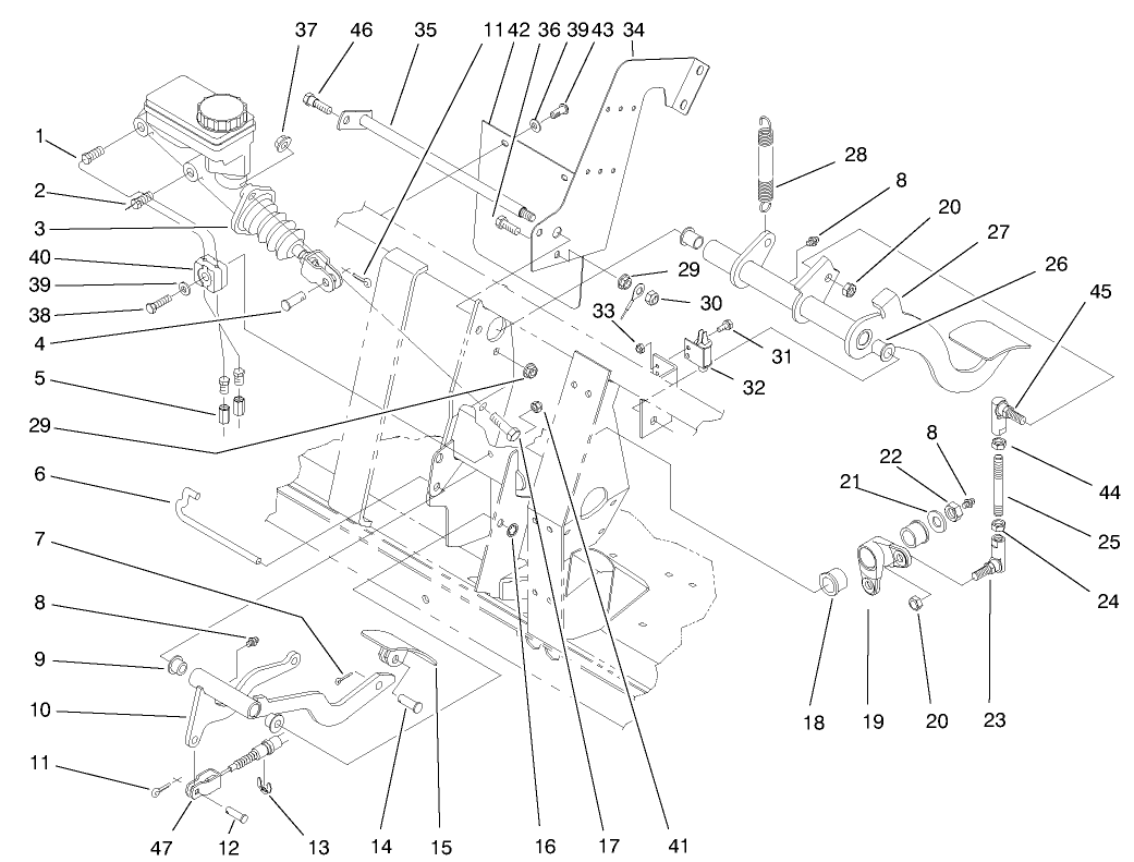 Brake & Accelerator Pedal Assembly