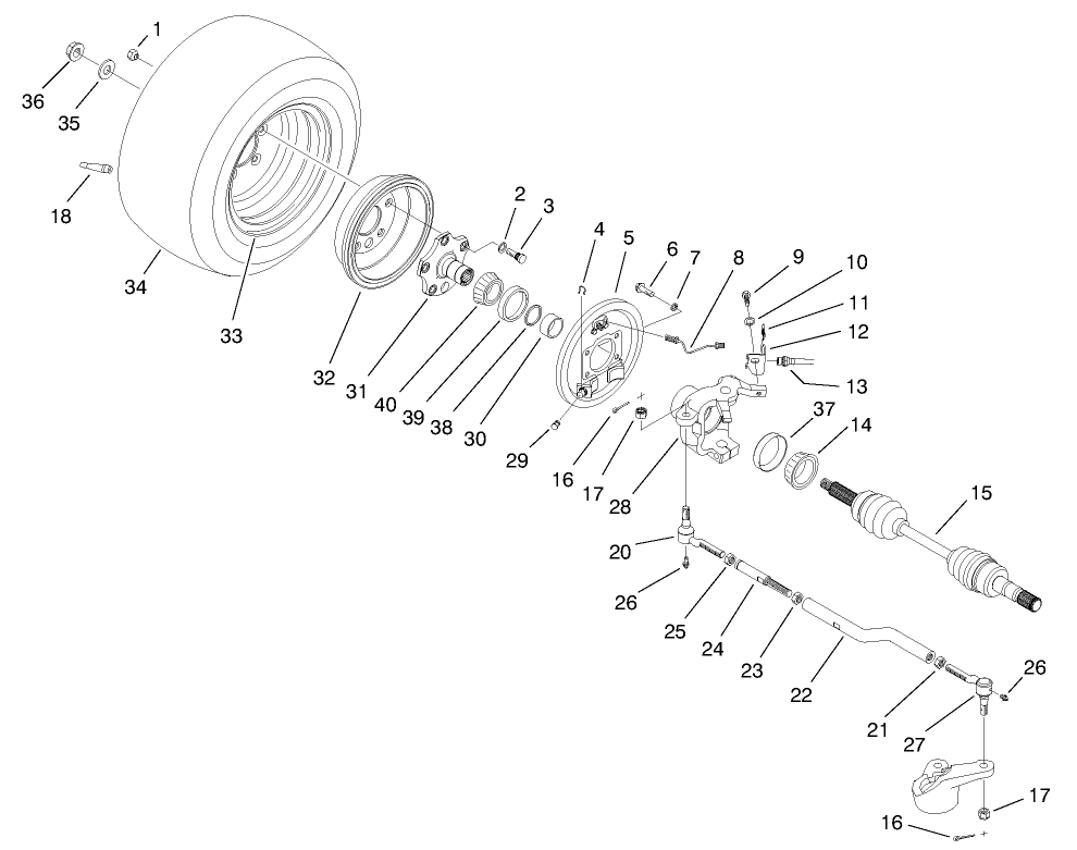 Front Wheel Assembly