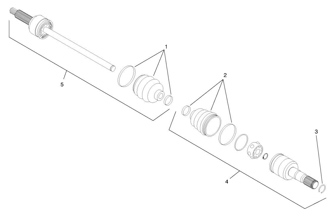 Constant Velocity (cv) Joint Assembly No. 93-7078