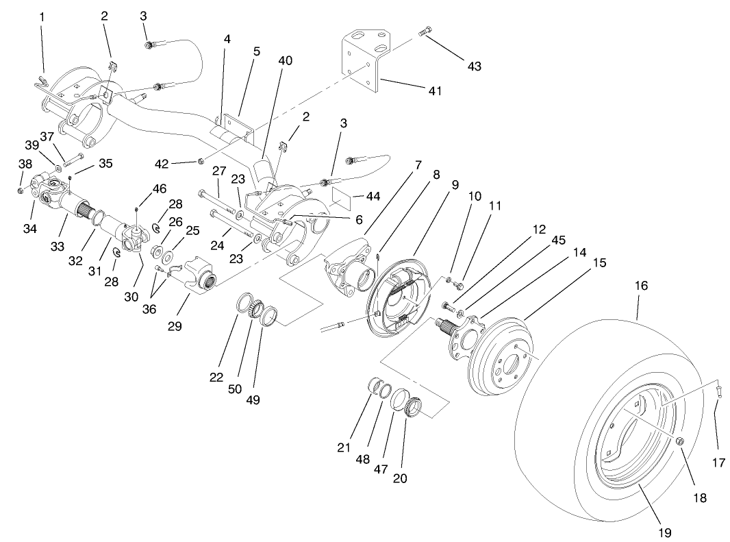 Rear Axle Assembly