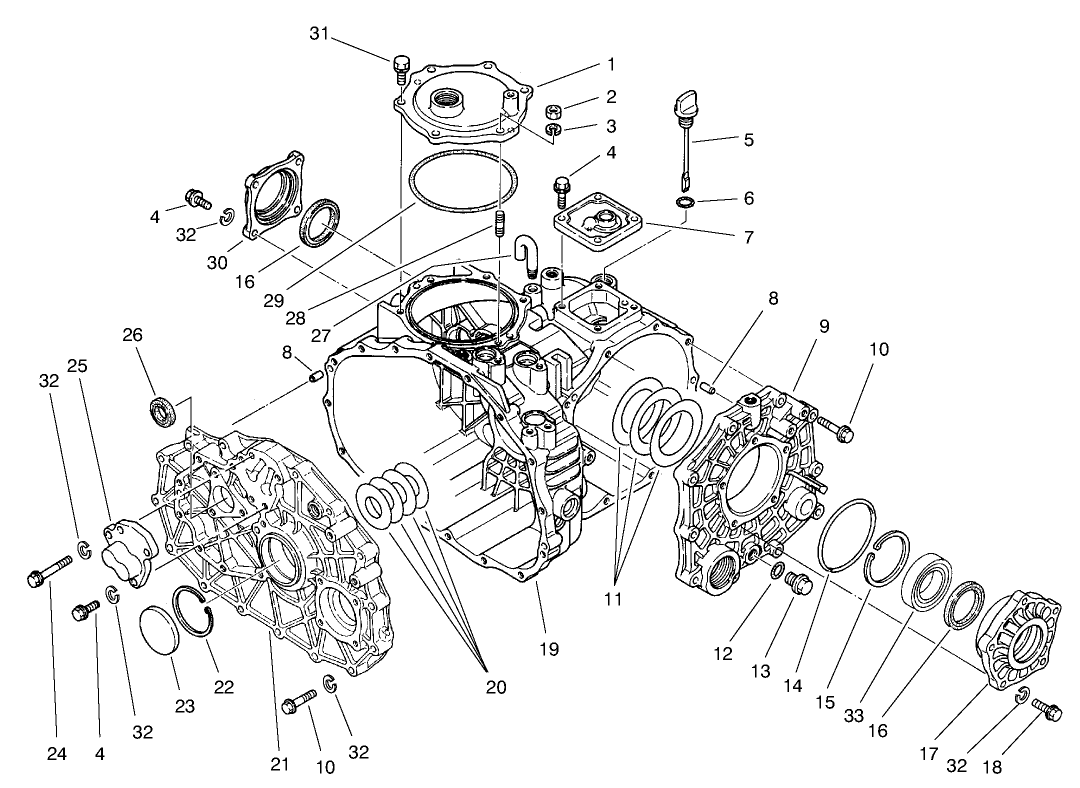 Transaxle Case Assembly