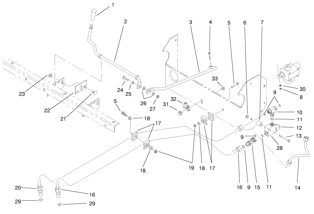 Lift Valve Linkage Assembly