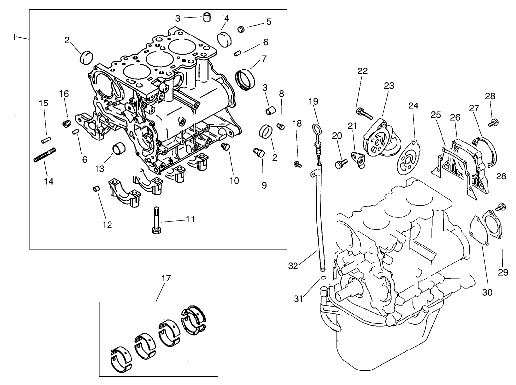 Cylinder Block Assembly