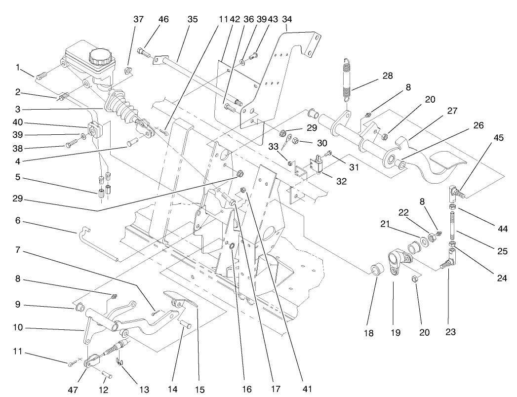 Brake & Accelerator Pedal Asm