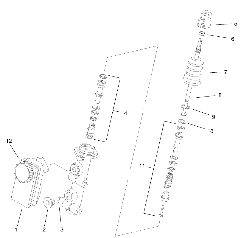 Master Brake Cylinder No. 94-3800