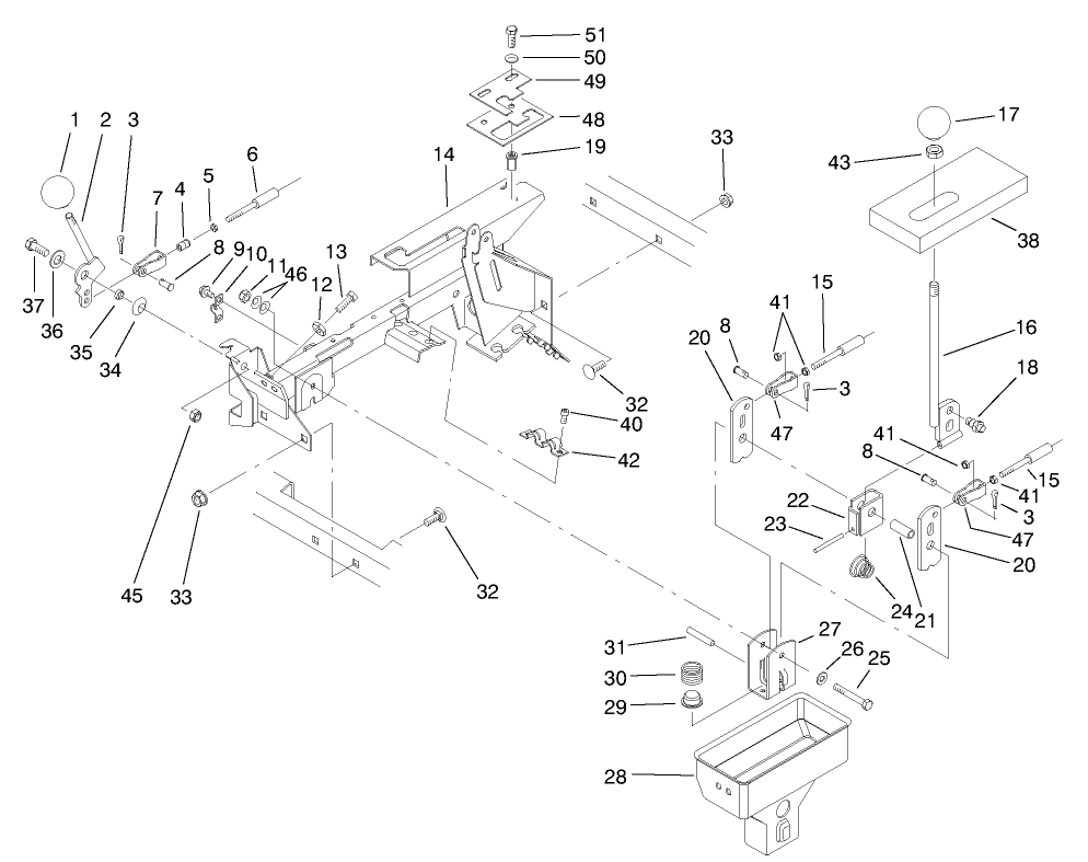 Hi-Lo & Shift Lever Asm
