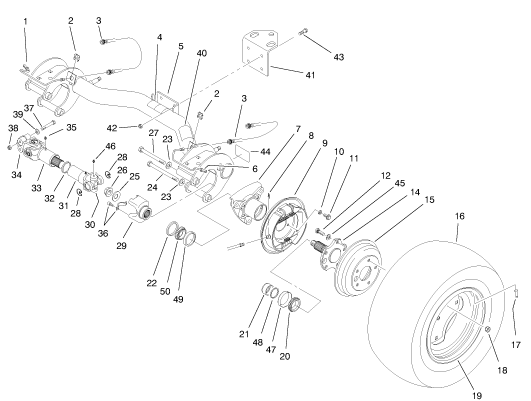Rear Axle Asm