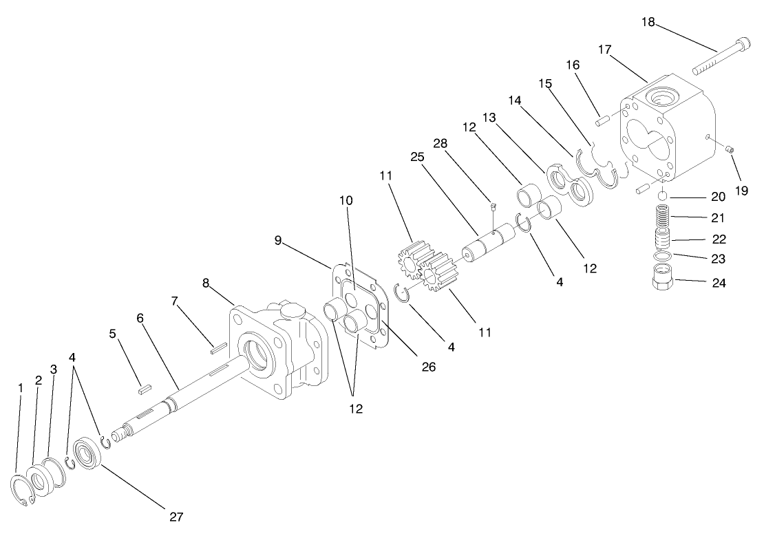 Hydraulic Pump Asm No. 87-5700