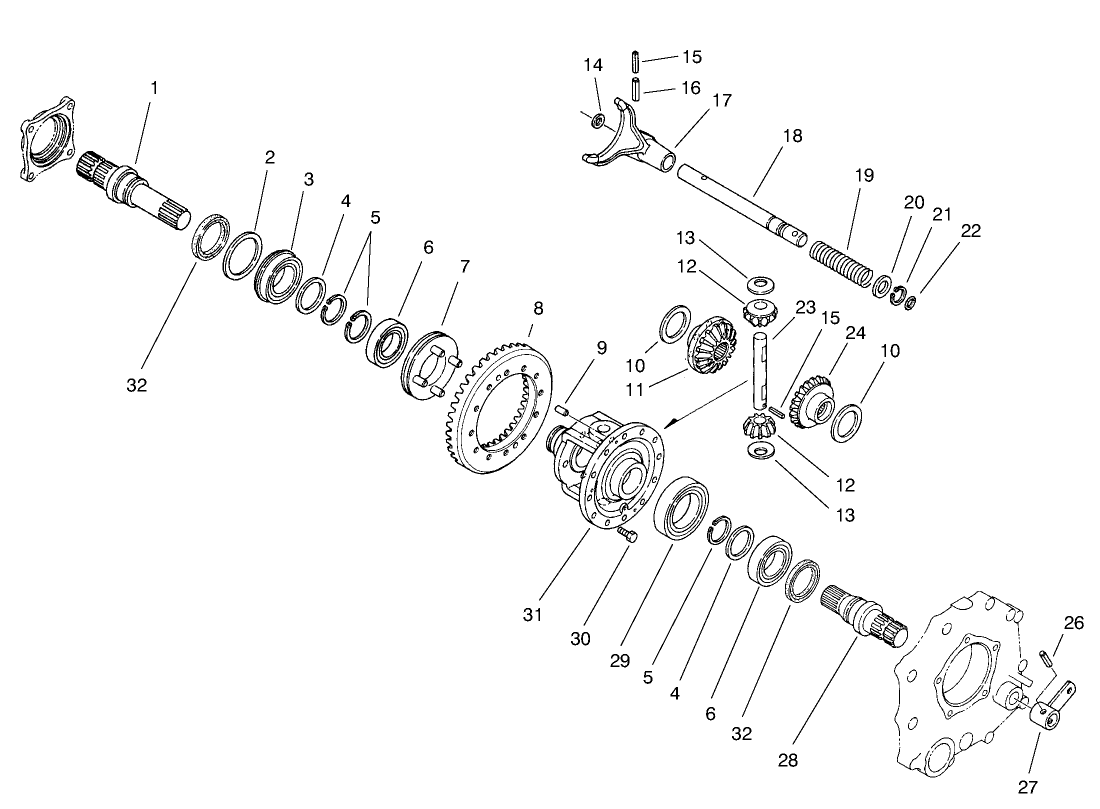 Differential Gear Asm