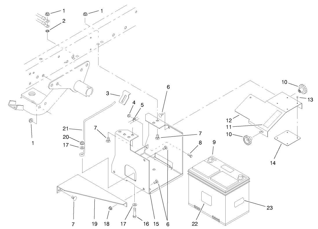 Battery Mount Asm