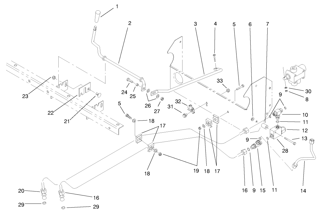 Lift Valve Linkage Asm