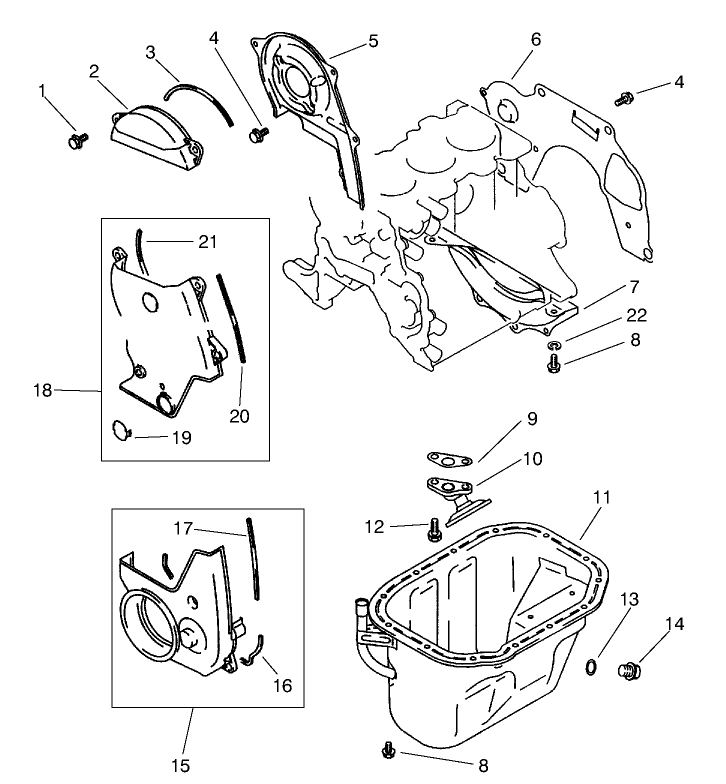 Covers & Oil Pan Asm