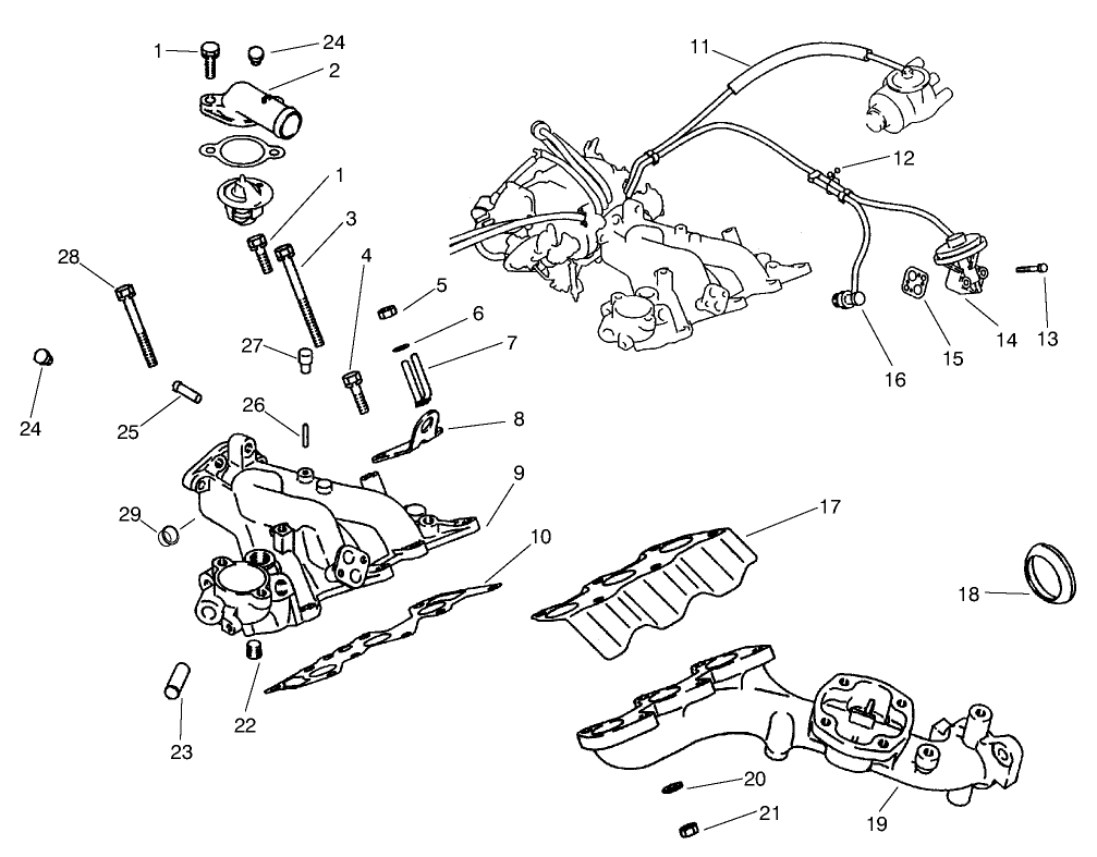 Exhaust & Intake Manifold Ashfh