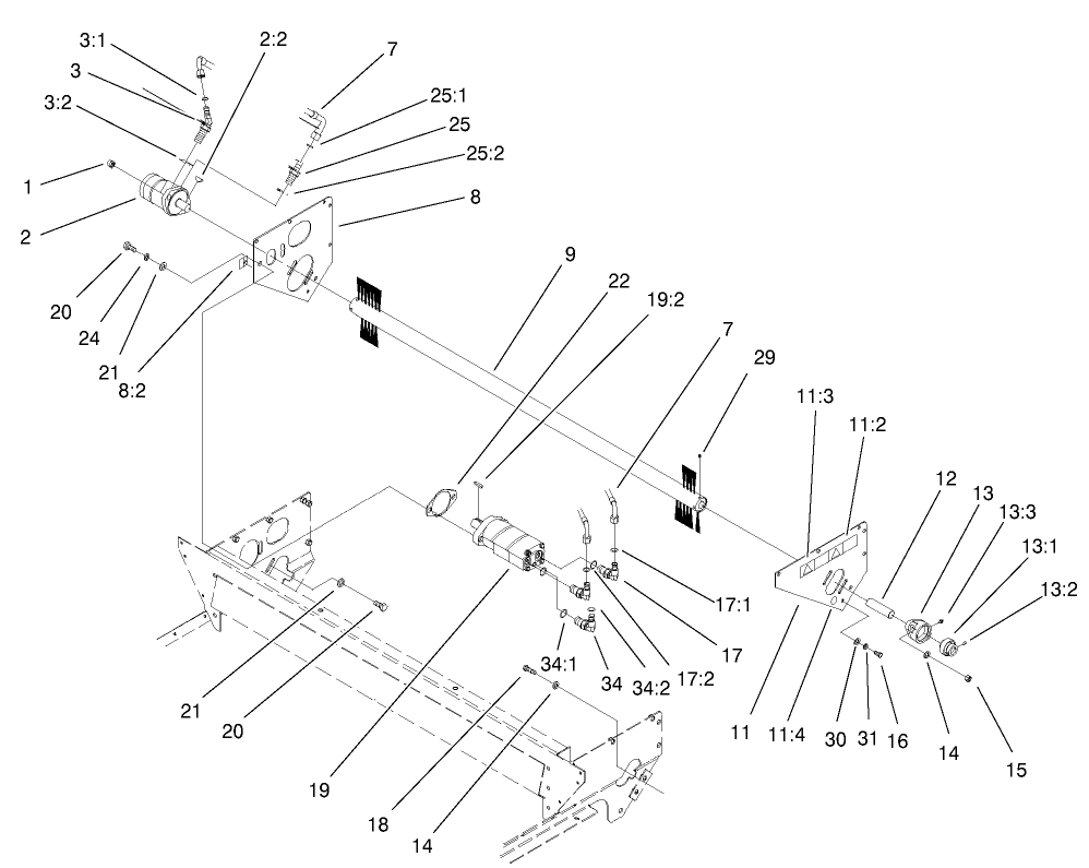 Brush And Motors Assembly