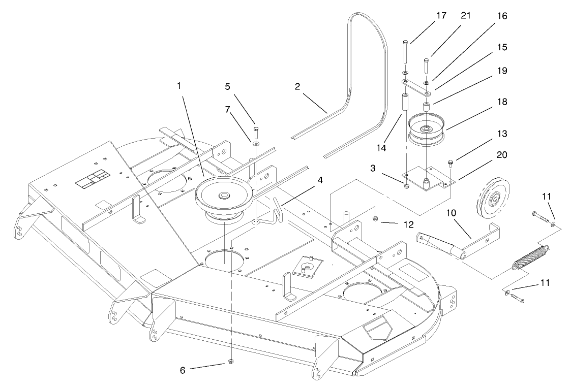62in Pulley Assembly