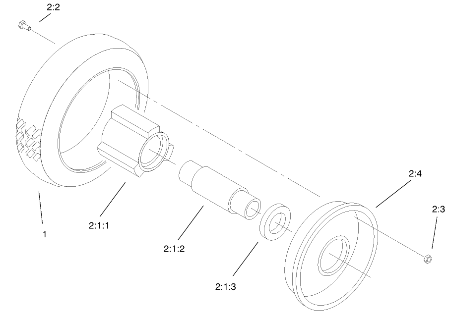 Front Wheel & Tire Assembly