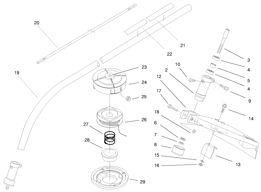 Head, Shaft And Shield Assembly