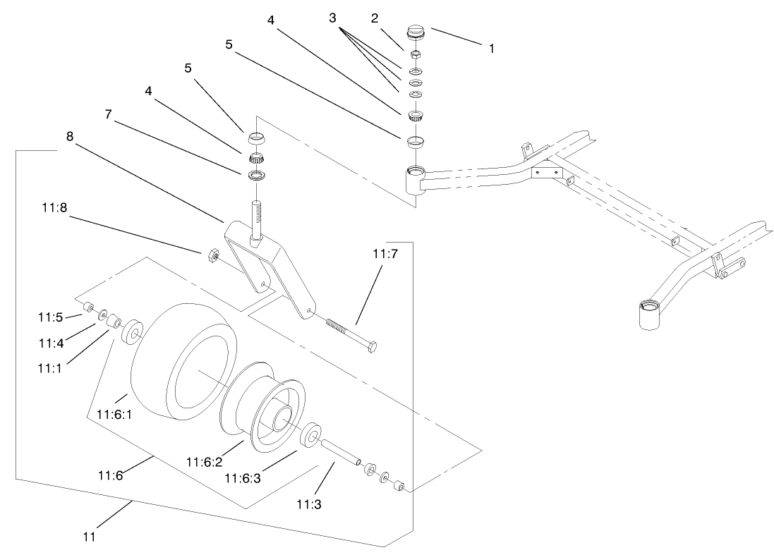 Caster And Wheel Assembly