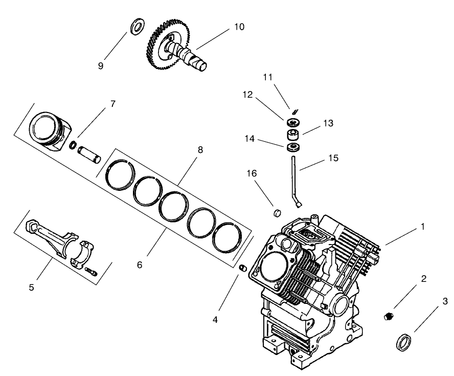 Group 2-Crankcase (ch25s 68606 Kohler)