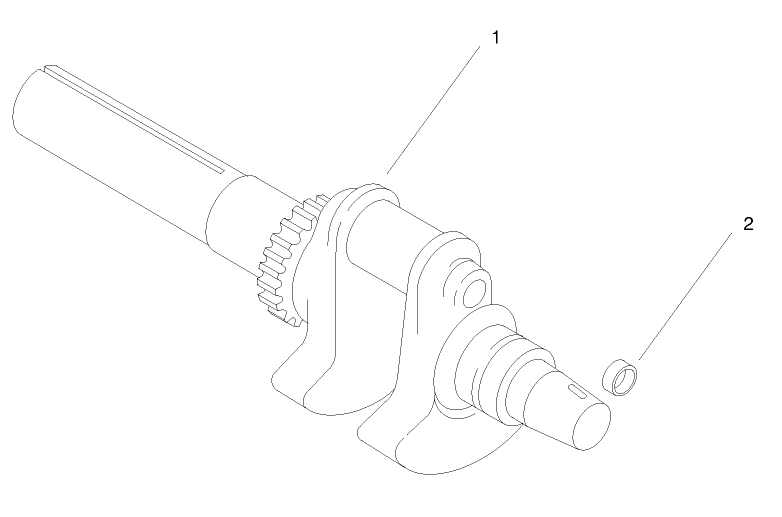 Group 1-Crankshaft (ch22s 76513 Kohler)