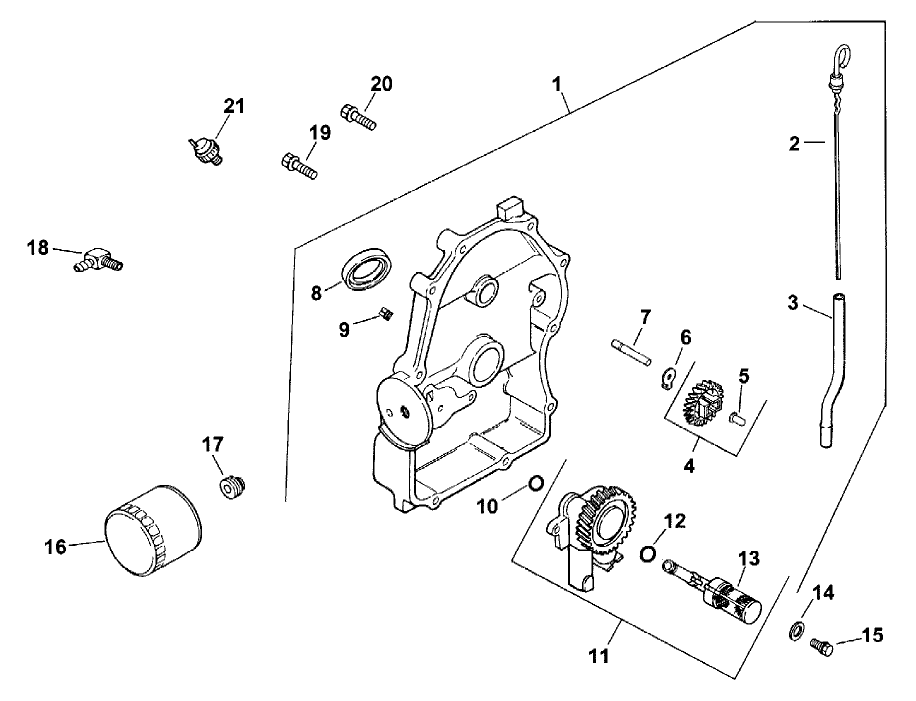 Group 3-Oil Pan/lubrication (ch22s 76513 Kohler)